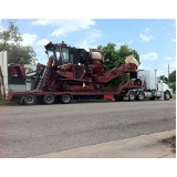 transporte de equipamentos pesados Boituva